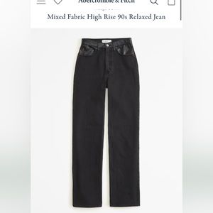 Abercrombie and Fitch “The 90’s Relaxed Jean High Rise” size 28